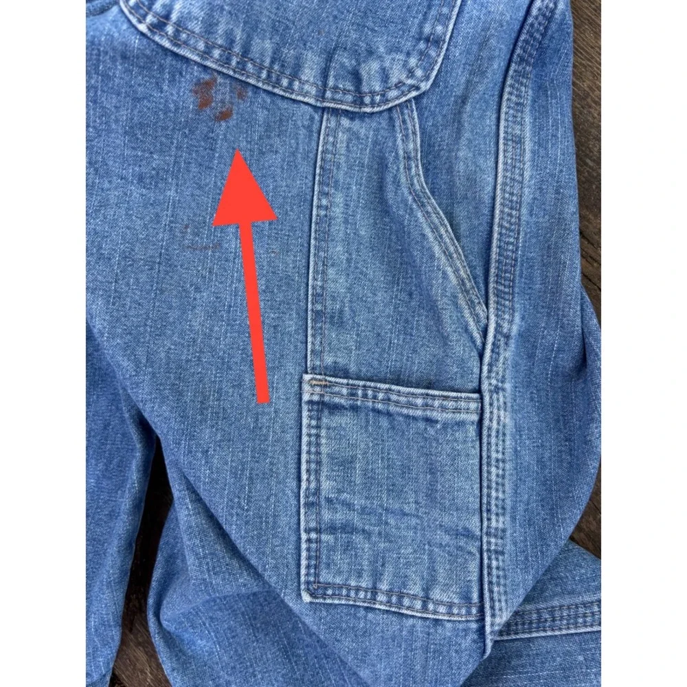 Wrangler Hero Original Mens Carpenter Jean 34x32 Blue Denim Straight Leg 94OR0AS